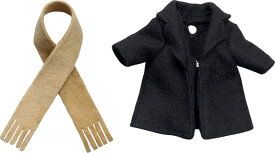 ねんどろいどどーる コート＆マフラー(ブラック)[グッドスマイルカンパニー]《発売済・在庫品》
