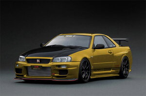 1/18 TOP SECRET 34GT-R (BNR34) Gold[COjbVf]yzsρE݌ɕit
