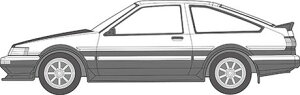 1/24 V[Y No.1 EX-1 g^ n`Nr AE86(J[{{lbgfJ[t) vf[tW~͌^]sρE݌ɕit