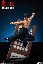 ブルー スリー フィギュア ブルース・リー 李小龍 ドラゴンスタチュウ 
