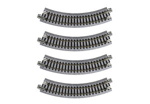 ユニトラックコンパクト曲線線路R150-45° 20-174