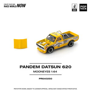 1/64 PANDEM DATSUN 620 - MOONEYES �p���f�� �_�b�g�T�� 620 - ���[���A�C�Y[POP RACE]�s�����ρE�݌ɕi�t