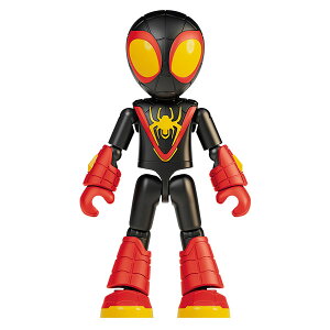 Spidey and His Amazing Friends(�X�p�C�f�B�Ƃ������Ȃ��܂���)- Spidey AL03 Miles Web-Spinners Suits �v���X�`�b�N�L�b�g[BLOKEES]�s�����ρE�݌ɕi�t