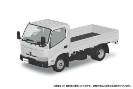 楽プラ スナップキット No.23-WE 日野 デュトロ 平ボデー(ホワイト) プラモデル[アオシマ]《発売済・在庫品》