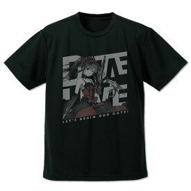 デート・ア・ライブV 時崎狂三 ドライTシャツ/BLACK-M[コスパ]《発売済・在庫品》