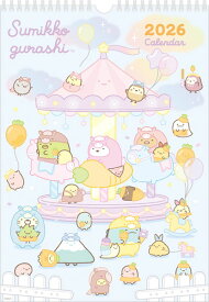 CD40001 すみっコぐらし 壁かけカレンダー(B4)[サンエックス]《発売済・在庫品》