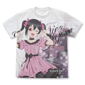 ラブライブ！ 描き下ろし 矢澤にこ フルグラフィックTシャツ パーティードレス2025Ver./WHITE-XL[コスパ]《発売済・在庫品》
