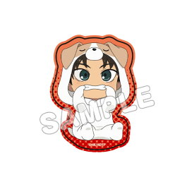 進撃の巨人 ホログラムダイカットステッカー 幼少期 ver. エレン[TBSグロウディア]《発売済・在庫品》