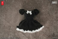 パフスリーブワンピース(ブラック)(ドール用)[蝸之殼Snail Shell]《発売済・在庫品》