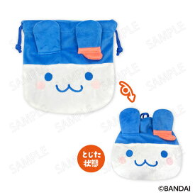 たまごっち ウェルカムバーガー フェイス巾着 D：みみっち[プレックス]《発売済・在庫品》