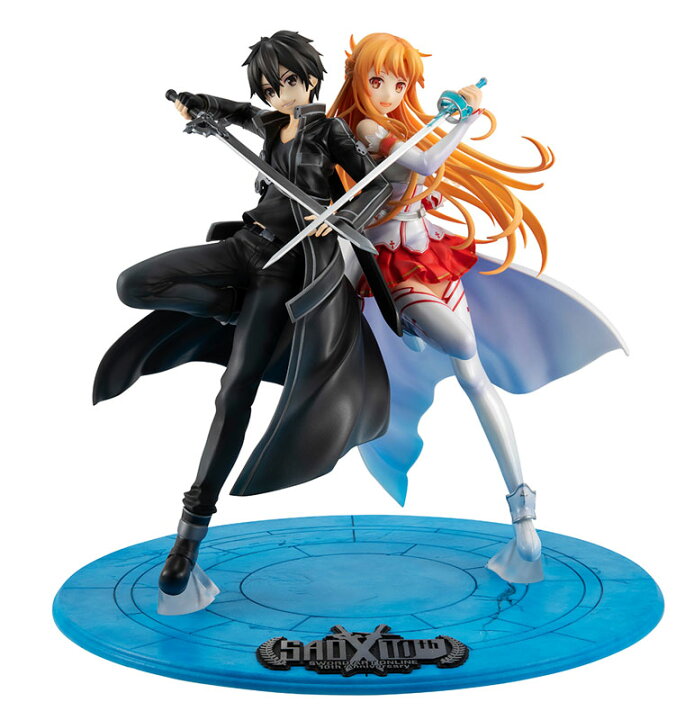 楽天市場 限定販売 Lucrea ルクリア ソードアート オンライン キリト アスナ Sao 10thanniversary 完成品フィギュア Kadokawa 在庫切れ あみあみ 楽天市場店