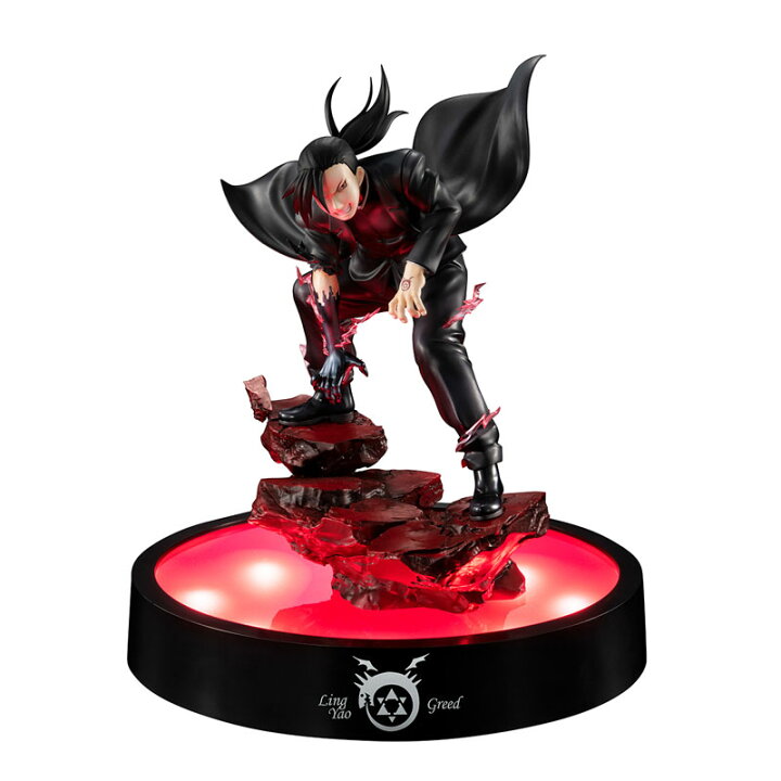楽天市場 限定販売 Precious G E M シリーズ 鋼の錬金術師 Fullmetal Alchemist グリード リン ヤオ 光る台座付き メガハウス 発売済 在庫品 あみあみ 楽天市場店