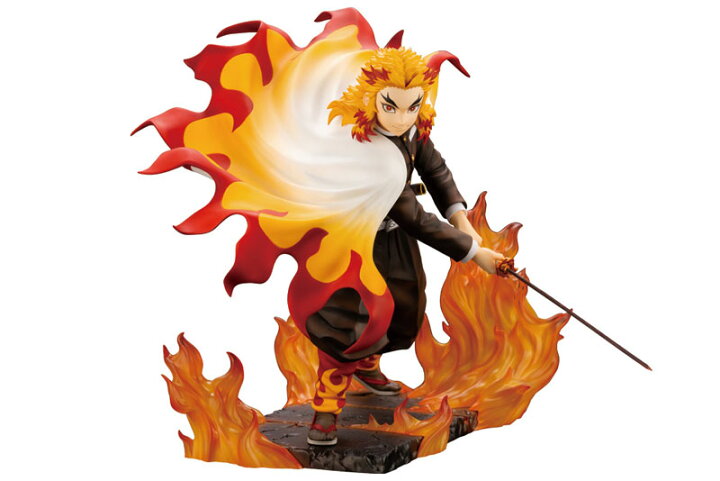 楽天市場 Artfx J 鬼滅の刃 煉獄杏寿郎 1 8 完成品フィギュア コトブキヤ 発売済 在庫品 あみあみ 楽天市場店