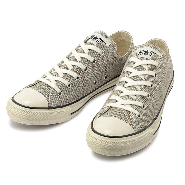 楽天市場 スニーカー カジュアル ローカット コンバース オールスター グレンチェック Converse All Star Us Glencheck Ox 茶色 レディース レースアップ シンプル グレー ブラウン 22 5 24 5 チェック 歩きやすい トラベル 旅行 レジャー ベーシック アミアミ Amiami