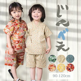 【送料無料】【 メール便 】 キッズ甚平 | 子供服 子ども服 こども服 キッズ服 キッズ 甚平 男の子 女の子 春 夏 秋 上下セット おしゃれ おでかけ かっこいい かわいい じんべえ 恐竜 アニマル ネコ とうがらし カメ 柄 90 95 100 110 115 120 amiamie アミアミ