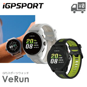 iGPSPORT VeRun �X�}�[�g�E�H�b�` �i�r�Q�[�V���� �����j���O�E�H�b�` �y�� �S���v �h�� �������K�i �E�F�A���u���f�o�C�X �^�b�` GPS �t�B�b�g�l�X �^�� �v���X�|�[�c �g���[�j���O �f���A���o