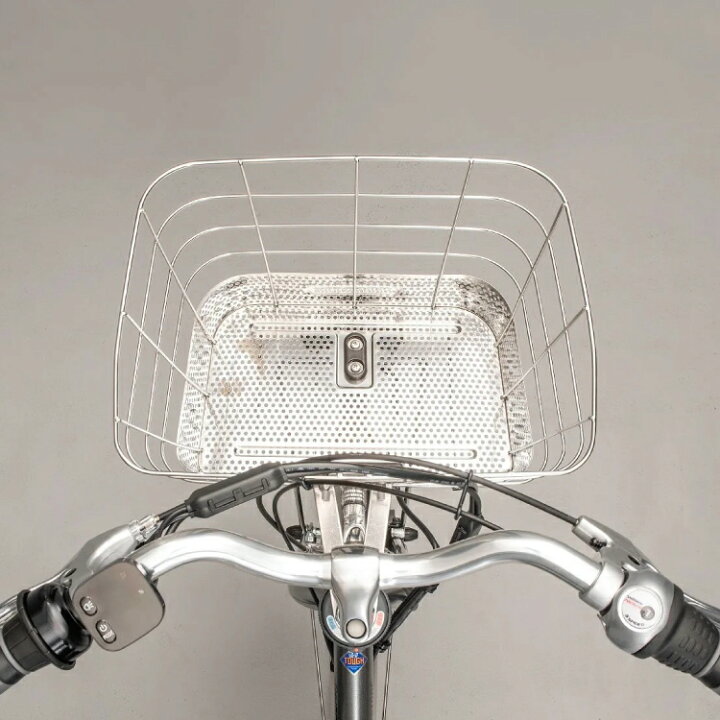 Albeit シティサイクル シルバー 前バスケット付きシルバー シティ 