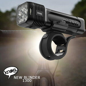Knog �m�O NEW Blinder 1300 �t�����g���C�g 1300���[���� USB-C�[�d IP67�h��