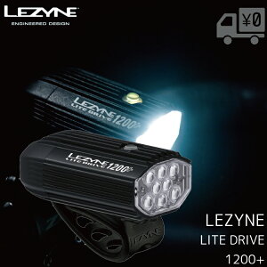 LEZYNE ���U�C�� LITE DRIVE 1200+ LED���C�g �ő�1200���[���� 8LED IPX7�h��