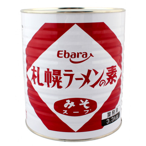 業務用食材 常温商品 がらスープ ラーメンスープ エバラ食品 札幌ラーメンの素 3.3kg 商舗 みそスープ 今ダケ送料無料