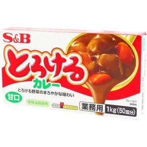 SB食品 とろけるカレー固形(甘口) 1kg