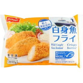 ニッスイ　笹形白身魚フライNZ　60g×10