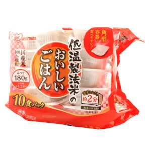 アイリス 低温製法米のおいしいごはん 180g×10
