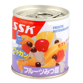 清水食品　甘さひかえめ・フルーツみつ豆(プチカン)　195g