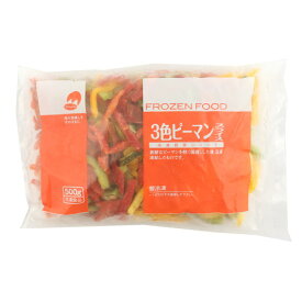OM　3色スライスピーマン　500g