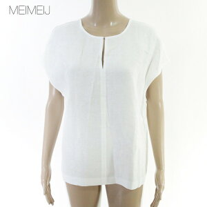 80%OFF �V�i ���C���C�W�F�C MEIMEI J �g�b�v�X 40 ECS1355 M�T�C�Y �z���C�g ���f�B�[�X �J�b�g�\�[ ���l�� ���t�� �C�^���A��