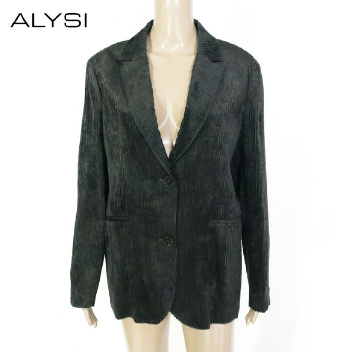 楽天市場】85%OFF 新品 アリジ ALYSI ジャケット 42 EJK383 Lサイズ 墨 