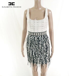 90%OFF �V�i �G���U�x�b�^�t�����L ELISABETTA FRANCHI �����s�[�X 40 EOP1392 S M�T�C�Y �z���C�g �u���b�N ���f�B�[�X �m�[�X���[�u�����s�[�X �r�[�Y �����t�� �C�^���A��