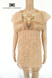 90%OFF �V�i �G���U�x�b�^�t�����L ELISABETTA FRANCHI �����s�[�X 40 EOP890 M�T�C�Y �x�[�W�� ���f�B�[�X �����s�[�X�h�� ���[�X �A�E�g���b�g
