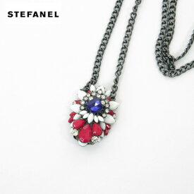 90%OFF 新品 ステファネル STEFANEL ネックレス EOT1018 マルチ レディース アクセサリー ロングネックレス ジュエリー ラインストーン
