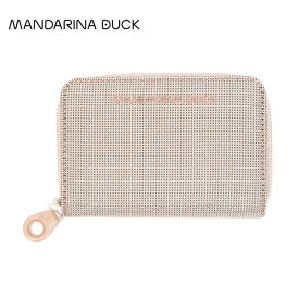 60%OFF 訳あり 新品 マンダリナダック MANDARINA DUCK 財布 EOT886 ピンク レディース 二つ折り財布 ウォレット ラメ