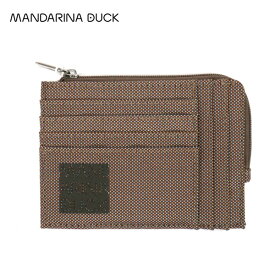 55%OFF 新品 マンダリナダック MANDARINA DUCK コインケース EOT900 ブラウン レディース メンズ カードケース ミニウォレット ユニセックス