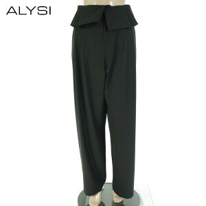 85%OFF �V�i �A���W ALYSI �p���c 42 EPT1080 L�T�C�Y �u���b�N ���f�B�[�X ���C�h�p���c �{�g���X �E�G�X�g�t�����f�U�C�� �C�^���A��