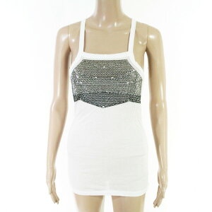90%OFF �V�i �g�[�}�X���C���h THOMAS WYLDE �g�b�v�X XS LCS1749 XS S�T�C�Y �z���C�g ���f�B�[�X �m�[�X���[�u�g�b�v�X �X�^�b�Y