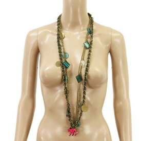 90%OFF 新品 ステファネル STEFANEL ネックレス LOT1347 ゴールド レディース アクセサリー ロングネックレス アンティーク アウトレット