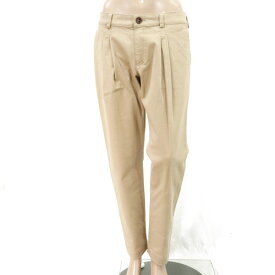 【スーパーSALE割引対象商品】90%OFF 新品 ボグナー BOGNER パンツ 36 LPT1303 Mサイズ ベージュ レディース コットン ストレッチ ツータック