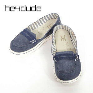 80%OFF Vi wCf[hV[Y Hey Dude Shoes [t@[ 37 LS466 23.5cm lCr[ fB[X C Xb| hCrOV[Y AEgbg