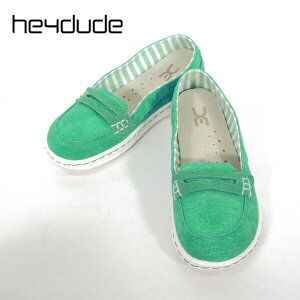 80%OFF Vi wCf[hV[Y Hey Dude Shoes [t@[ 37 LS467 23.5cm O[ fB[X C Xb| hCrOV[Y AEgbg