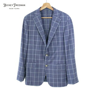 75%OFF Vi qbL[t[} Hickey Freeman WPbg 40 MJK1525 LLTCY p[vlCr[ Y e[[hWPbg `FbN E[100% sA[in uU[ AJ