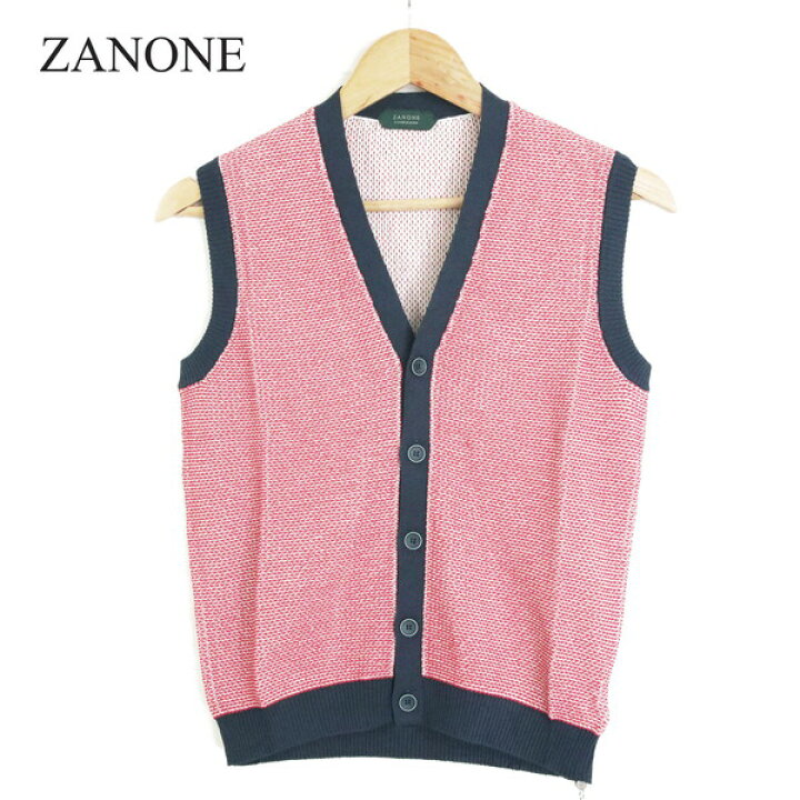 楽天市場】60%OFF 新品 ザノーネ ZANONE ニットベスト 46 MKN1130 M 