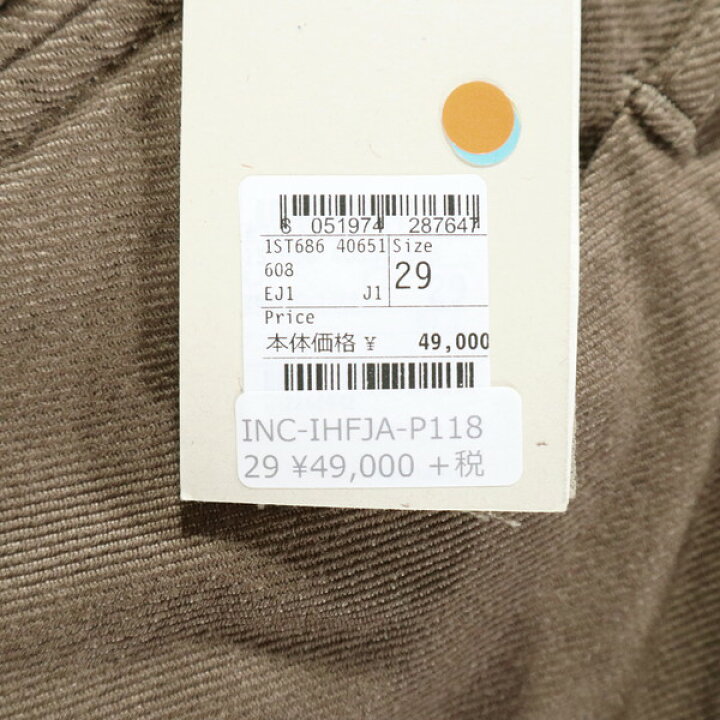 楽天市場】60%OFF 新品 インコテックス INCOTEX パンツ 30 MPT2755 M 