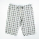 『スーパーSALE割引対象』80%OFF 新品 イッティビッティ itty-bitty ハーフパンツ 4 MPT3016 LLサイズ グレー系 カジュアルパンツ コットン×ポリエステル 薄手 チェック柄 日本製 春夏 IBP09-B211