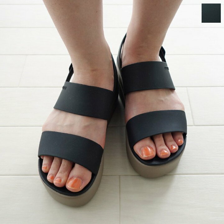 楽天市場】crocs (クロックス) サンダル ウェッジソール Brooklyn Low 