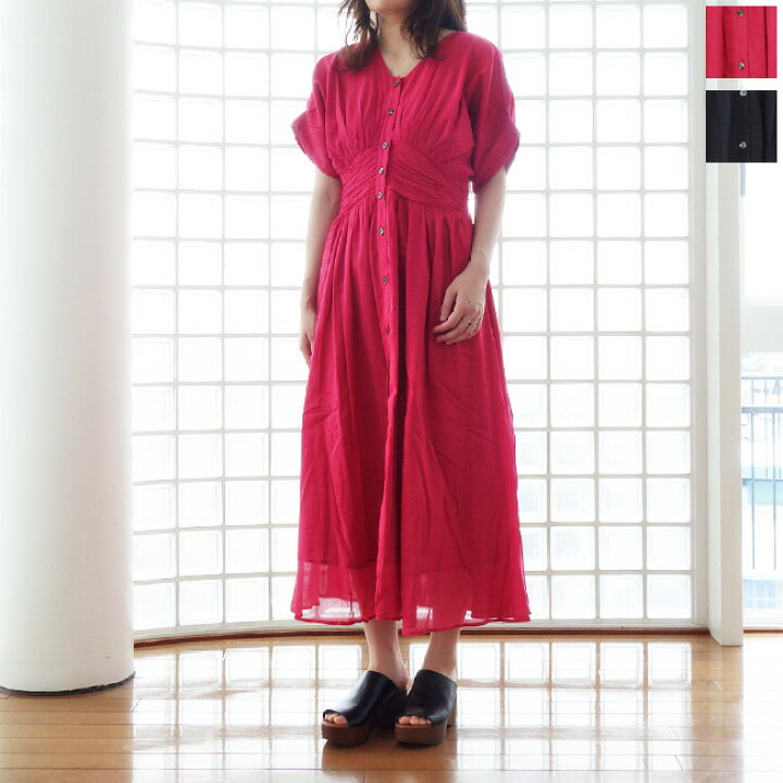 楽天市場】ne Quittez pas (ヌキテパ) ロング ワンピース Cotton Voile  