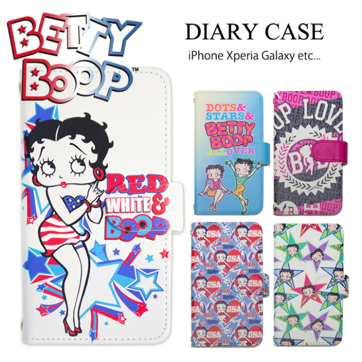 楽天市場 ベティー ブープ Betty Boop スマホケース 手帳型 Iphone13 ケース 手帳型 全機種対応 レトロ 両面デザイン アメリカ キャラクター ベティ Iphone12 ケース Iphone12mini Iphone12pro Iphonese 第2世代 Arrows Xperia Oppo Huawei Experia Galaxy Aquos