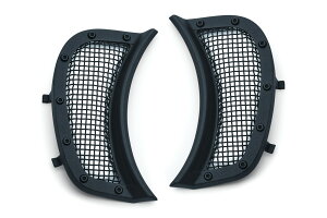 6519kuryakyn �N���A�L��Mesh Headlight Vent Accentsfor '15-'18 Road GlideSatin Black